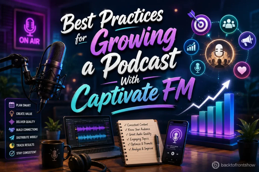 best practices for growing a podcast with captivate fm