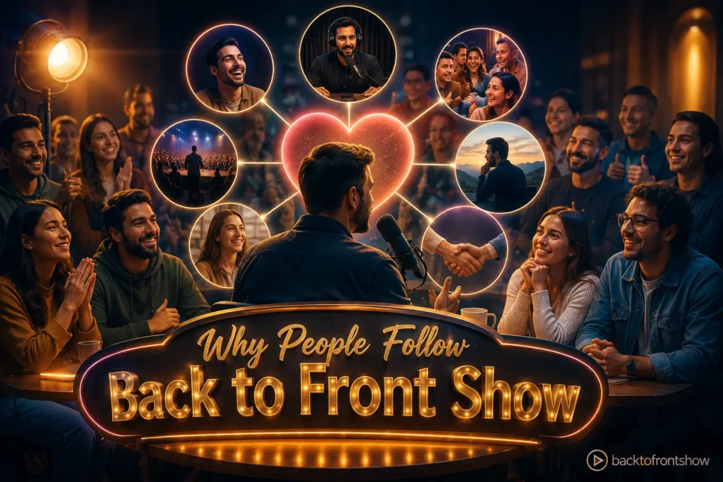 why people follow back to front show